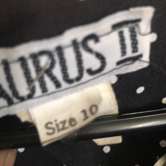 2/$50 Vintage 80s does 40s Modest Polka Dot dress - Picture 8 of 11